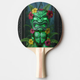 Vuur en Land Tiki Tafeltennisbatje