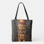 Vuur en Land Tiki Tote Bag (Achterkant)