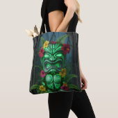 Vuur en Land Tiki Tote Bag (Dichtbij)