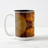 Vuur en licht tweekleurige koffiemok (Links)