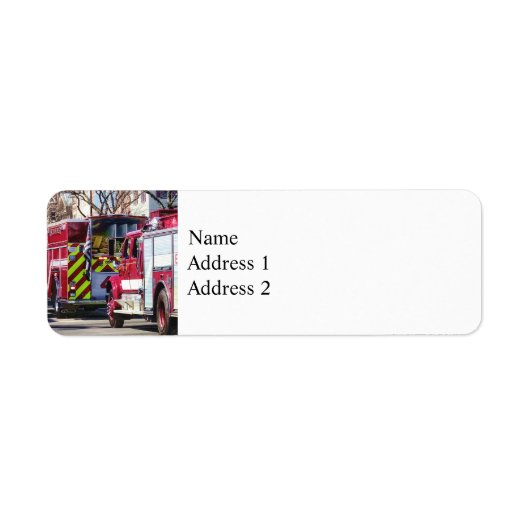 Vuur en redding etiket (Voorkant)