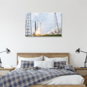 Vuur- en rooksignaal canvas afdruk (Insitu (Slaapkamer))