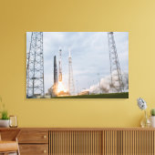 Vuur- en rooksignaal canvas afdruk (Insitu (Woonkamer))