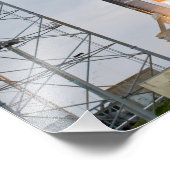 Vuur- en rooksignaal foto afdruk (Hoek)