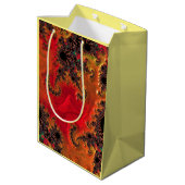 Vuur en schoonheid Gift Bag Medium Cadeauzakje (Achterkant Gekanteld)