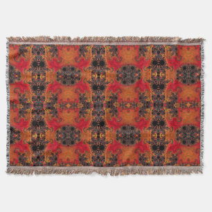 Vuur en schoonheid gooien deken