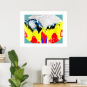 Vuur- en smeltijs poster (Thuiskantoor)