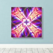 Vuur en Veer Verpakt Canvas Afdruk (Insitu (Houten vloer))