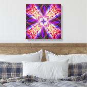 Vuur en Veer Verpakt Canvas Afdruk (Insitu (Slaapkamer))