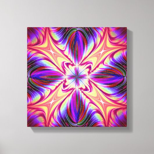 Vuur en Veer Verpakt Canvas Afdruk (Voorkant)