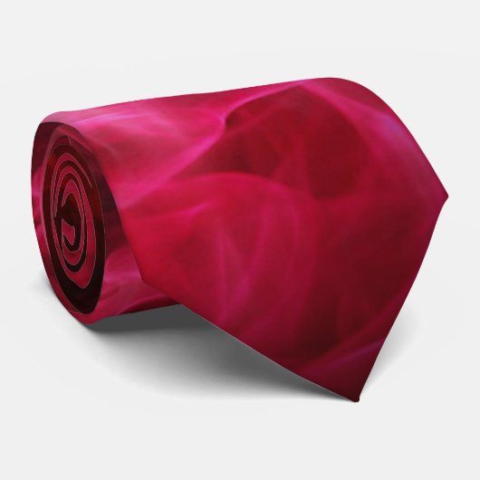 Vuur en vlam in roze Stropdas van Artsy (Opgerold)