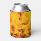 Vuur en vlammen blikjeskoeler (Blikje Voorkant)