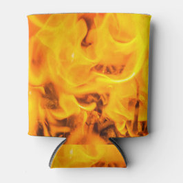 Vuur en vlammen blikjeskoeler