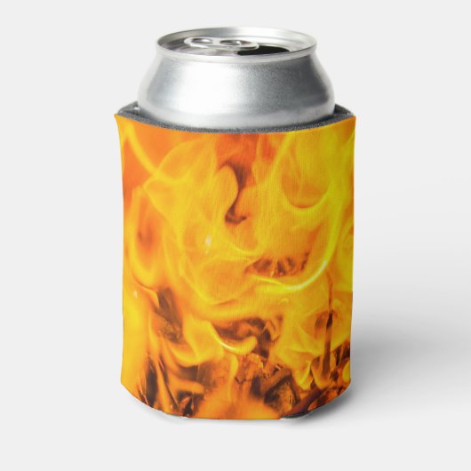 Vuur en vlammen blikjeskoeler (Blikje Achterkant)