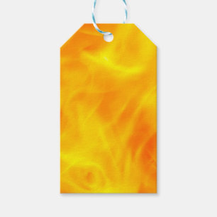 Vuur en vlammen cadeaulabel