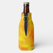 Vuur en vlammen flesjeskoeler (Fles Achterkant)