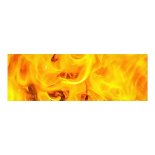 Vuur en vlammen foto afdruk (Voorkant)