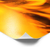 Vuur en vlammen foto afdruk (Hoek)