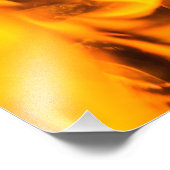 Vuur en vlammen foto afdruk (Hoek)