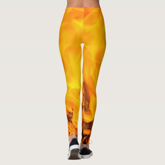 Vuur en vlammen leggings (Achterkant)