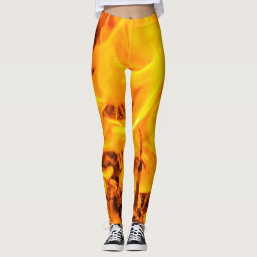 Vuur en vlammen leggings (Voorkant)