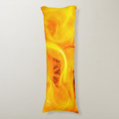 Vuur en vlammen lichaamskussen (Voorkant Verticaal)