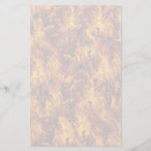 Vuur en vlammen patroon briefpapier (Voorkant)