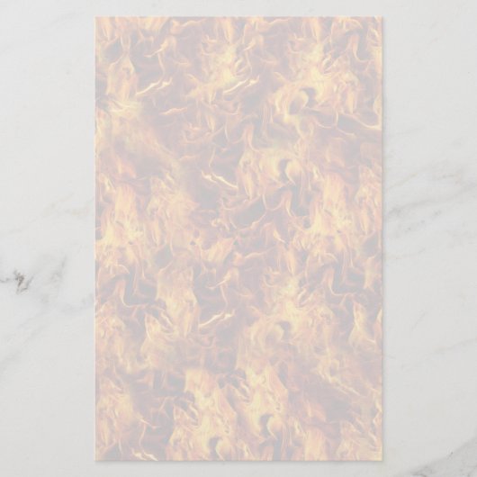 Vuur en vlammen patroon briefpapier (Voorkant)