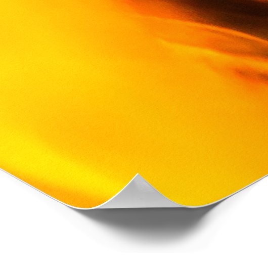 Vuur en vlammen poster (Hoek)