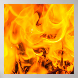 Vuur en vlammen poster