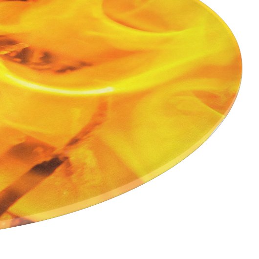 Vuur en vlammen snijplank (Hoek)