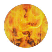 Vuur en vlammen snijplank (Voorkant)