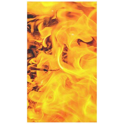 Vuur en vlammen tafelkleed (Voorkant)