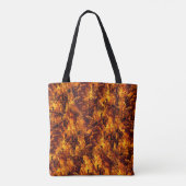 Vuur en vlammen tote bag (Achterkant)