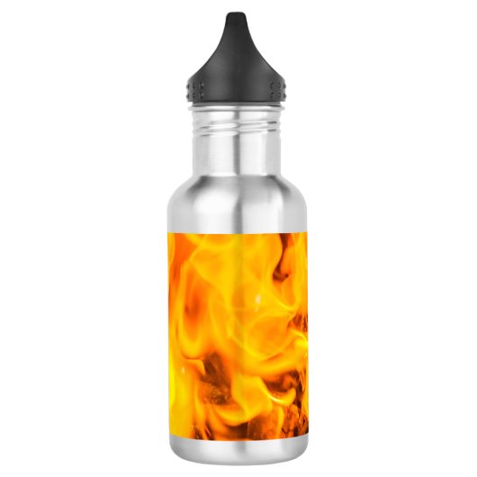 Vuur en vlammen waterfles  (Links)