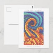 "VUUR EN WATER" BRIEFKAART (Voorkant / Achterkant)