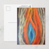 Vuur en water briefkaart (Voorkant / Achterkant)