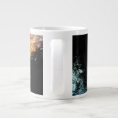 vuur en water grote koffiekop (Achterkant)