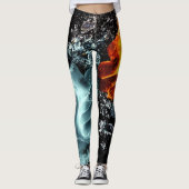 Vuur en water leggings (Voorkant)