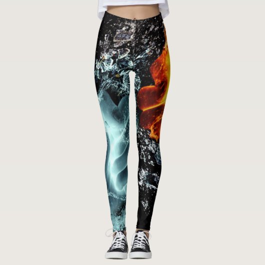 Vuur en water leggings (Voorkant)