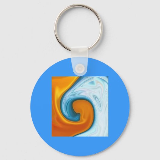 vuur en water sleutelhanger (Voorkant)