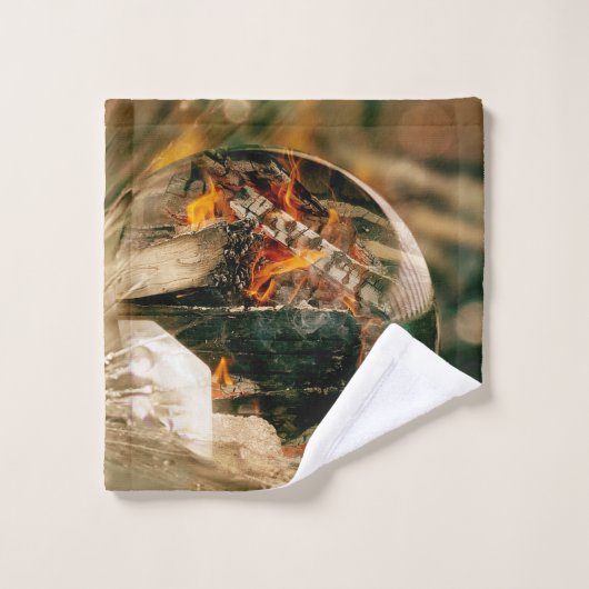 Vuur en water washandje (Wasdoekje)