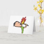 Vuur Eten Kaart (Gele Bloem)
