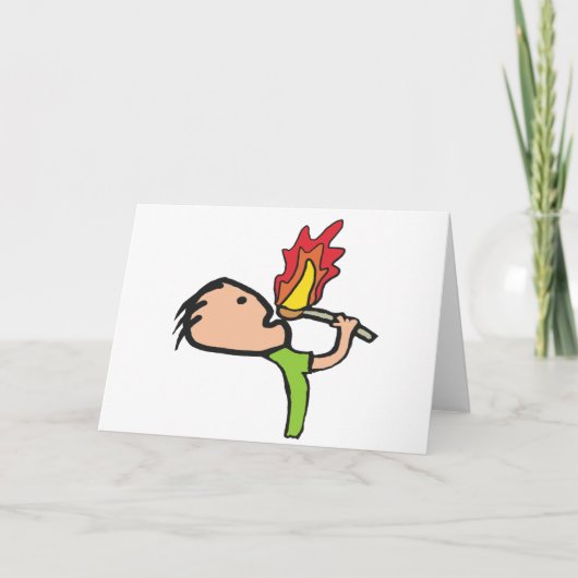 Vuur Eten Kaart (Voorkant)