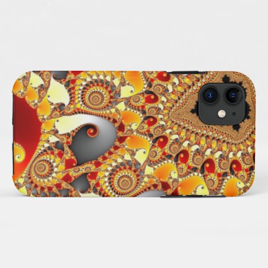 Vuur fractale Case-Mate iPhone hoes (Achterkant (horizontaal))