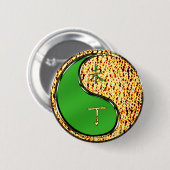 Vuur Geit Ronde Button 5,7 Cm (Voorkant /achterkant)