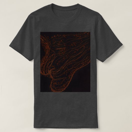 Vuur god Portret T-shirt (Design voorkant)