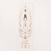 Vuur Godin Boho Yoga Mat (Achterkant)