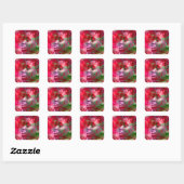 Vuur Godin Vierkante Sticker (Vel)
