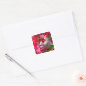 Vuur Godin Vierkante Sticker (Envelop)